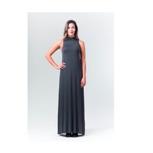 Amanda Maxi Dress-Charcoal